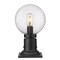 Z-Lite Laurent Outdoor Pier Mounted Fixture, 1-Light, 8 In.W x 13.5 In.H, Black/Clear Seedy 599PHM-533PM-BK - alternate 7